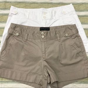 🍎BANANA REPUBLIC Lot of 2 pairs of shorts Size 6